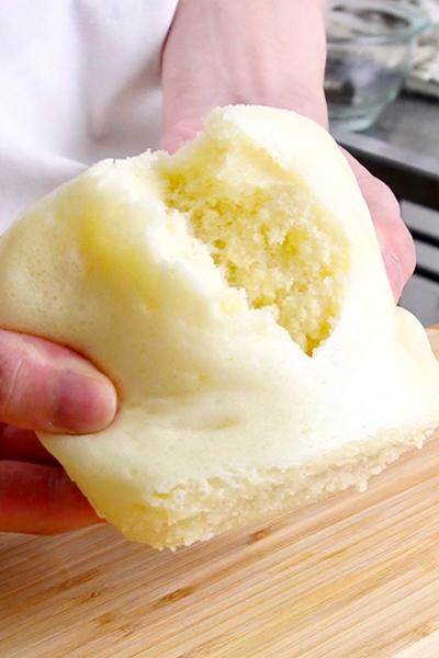材料3つ！レンジで蒸しパン作り方！