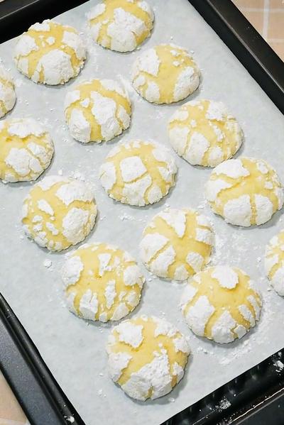 レモンのクリンクルクッキー