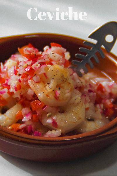 海老のセビーチェ風