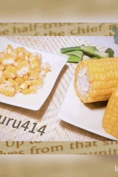 レンジde簡単とうもろこし