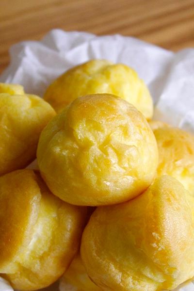 材料4つ！プチシュークリーム作り方。