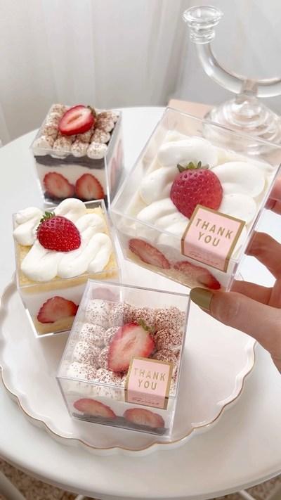 韓国で大流行✨超簡単グラスケーキ作ってみたよ👩🏻‍