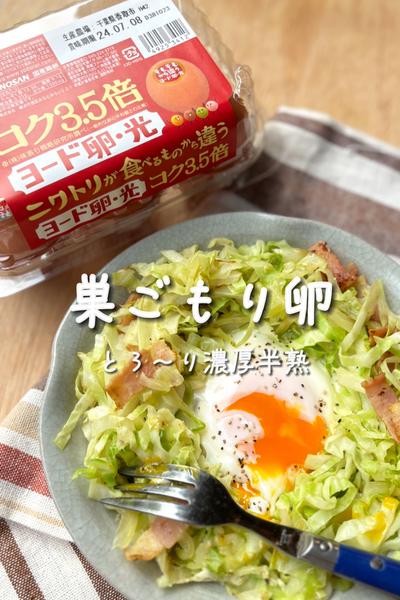 巣ごもり卵　とろ〜り濃厚半熟