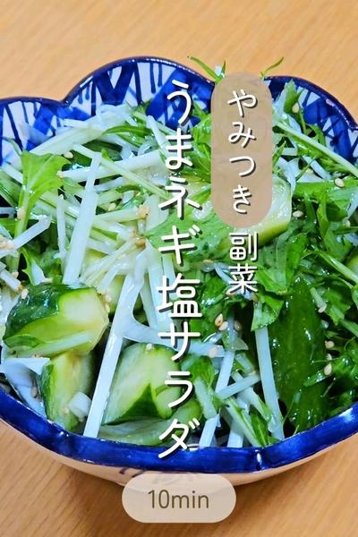 やみつき！うまネギ塩サラダ