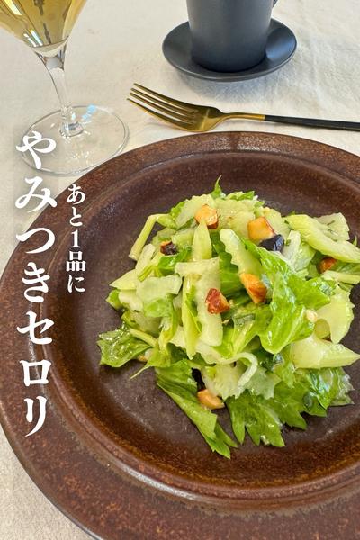 \あと1品に/
やみつきセロリ