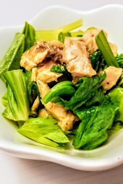 【肉じゃない】和風だし香るセロリとツナ