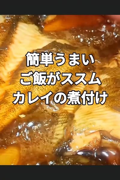 カレイの煮付けレシピ