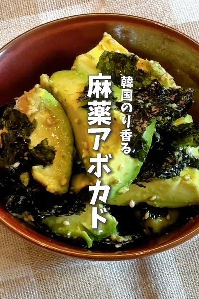 韓国のり香る🥑麻薬アボカド