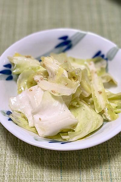 シャキシャキやみつき！キャベツナムル