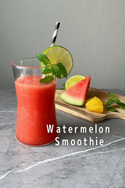 さっぱりスイカのスムージーで夏バテ対策🍉水分補給🍹