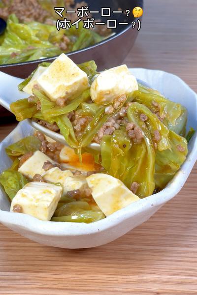 麻婆豆腐と回鍋肉のいいとこ🤤名前は一緒に考えて😂