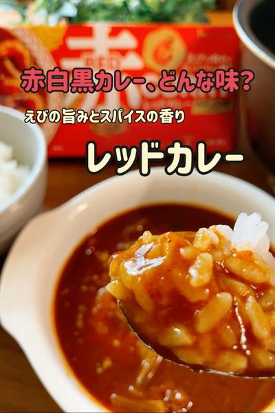 えびの旨みが美味しい❤️レッドカレー