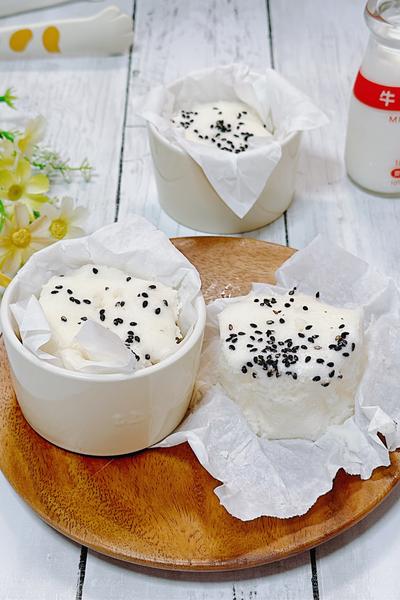 【レンチン3分で出来る！】ミルク蒸しパン 