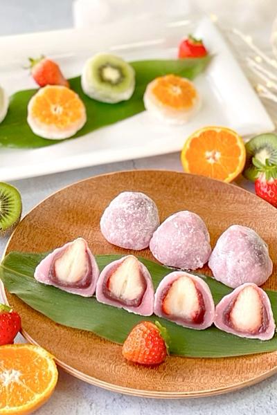 断面カットが楽しいフルーツ大福