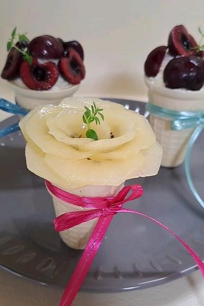 ソフトクリームみいなチーズケーキ