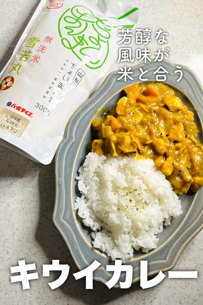 芳醇な風味が米と合う！キウイカレー