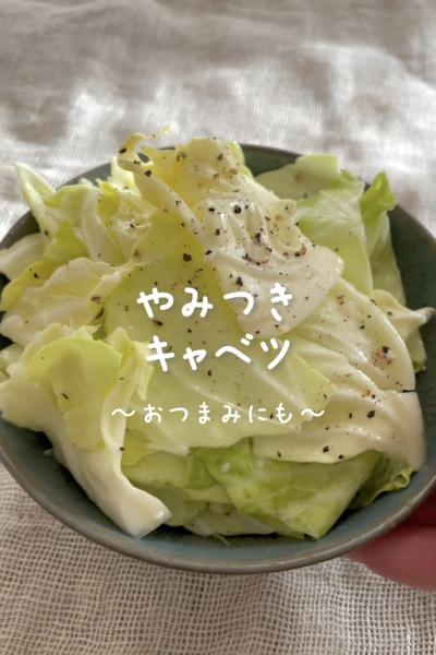 \おつまみにも♡/
【やみつきキャベツ】