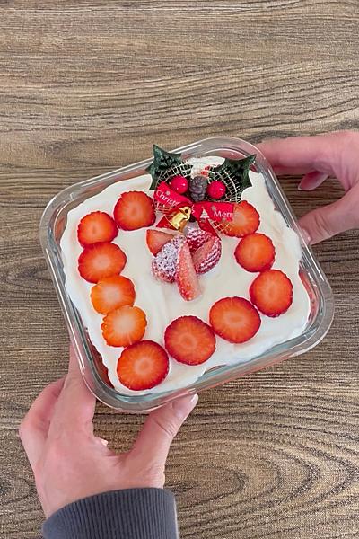 簡単❣️チーズスコップケーキ