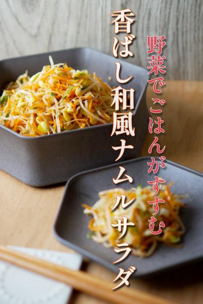 〜野菜でごはんがすすむ〜香ばし和風ナムルサラダ