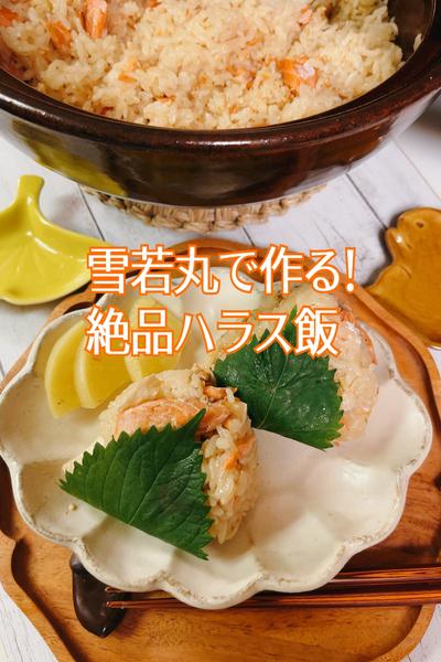 雪若丸で作る！絶品ハラス飯