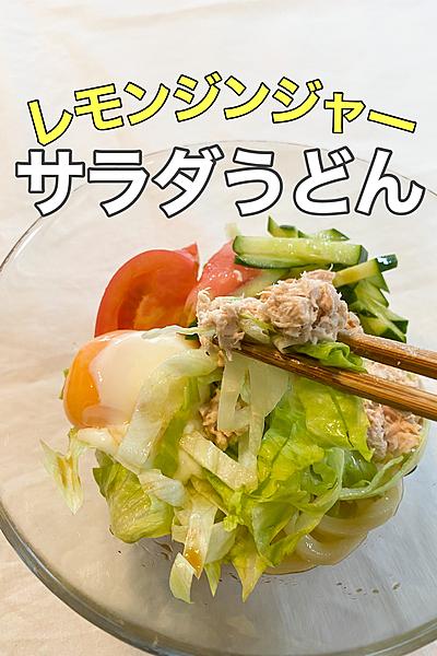 簡単！さっぱり！サラダうどん