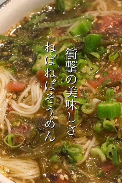 この夏リピート確定‼︎ ねばねばそうめんの作り方