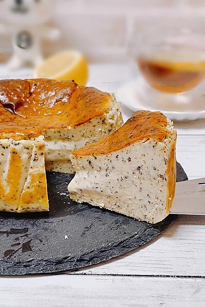 アールグレイ香るバスクチーズケーキ