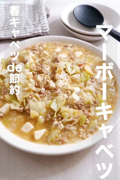 旬の春キャベツde節約！マーボーキャベツ