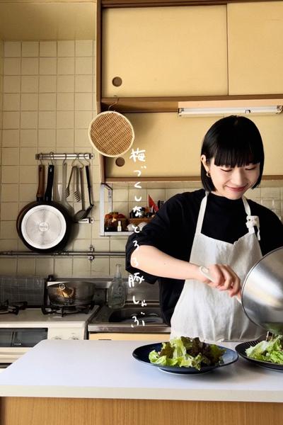 梅づくしなとろろ豚しゃぶ🦭🐖🌿