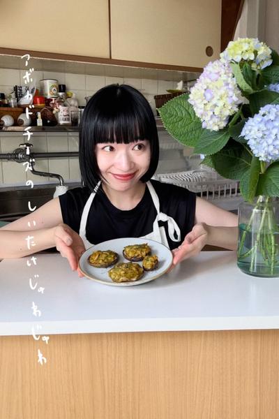 アボカドチーズのしいたけじゅわじゅわ🦭🥑