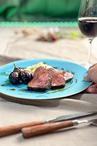 厚切りローストビーフ