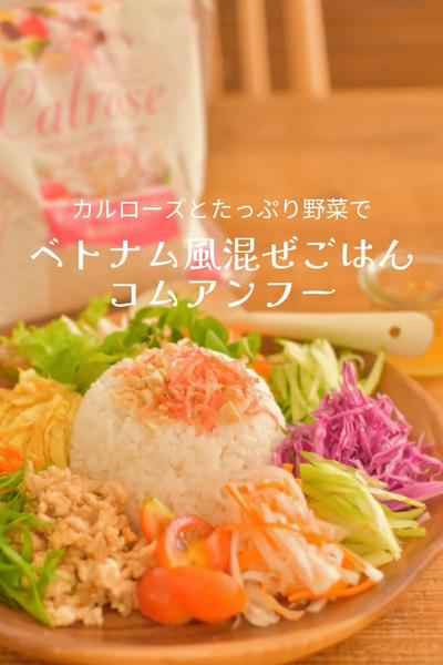 カルローズでベトナム風混ぜごはん🇻🇳コムアンフー