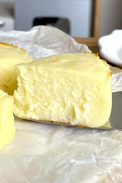 卵、小麦粉なし！材料4つでバスクチーズケーキ作り方