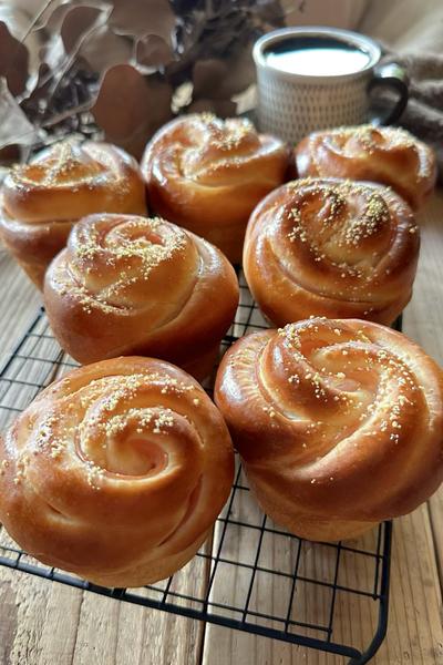 \ハムお花パン/