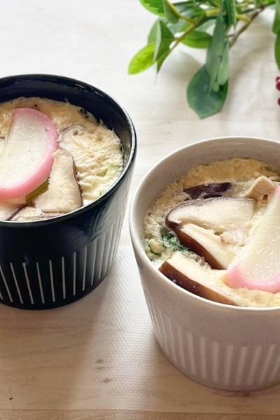 余ったお餅で♪簡単茶碗蒸し