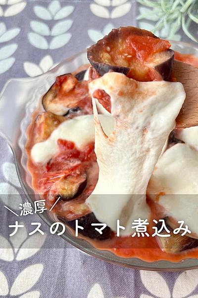 濃厚！ナスのトマト煮込み