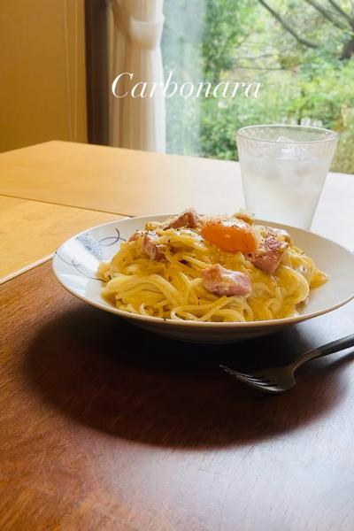 手軽に簡単⭐︎濃厚カルボナーラ