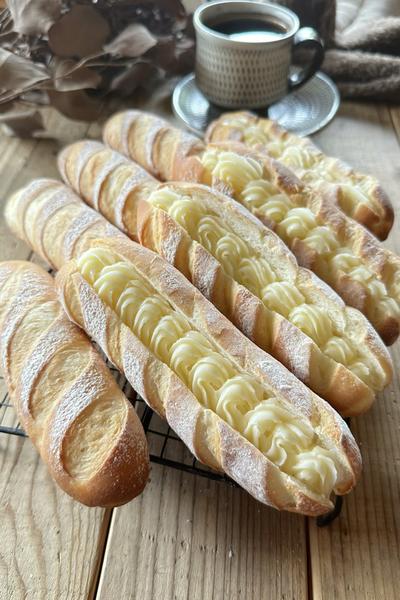 \手作りクリームで/【ミルクフランス】