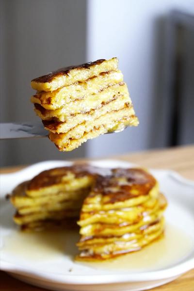 卵とバナナだけ！パンケーキの作り方。