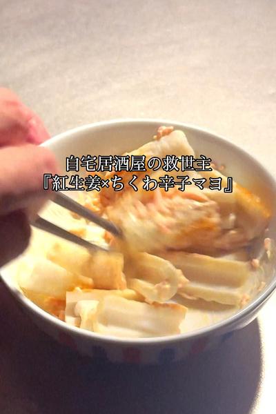 紅生姜×ちくわ辛子マヨ