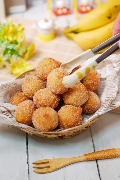 材料3つで作るバナナドーナツ