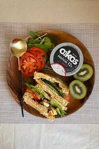 オートミールサンドウィッチ