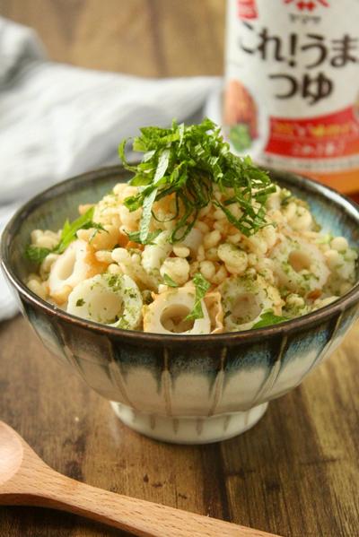 私のための爆速天丼「食べたら、ちくわの磯辺天丼」