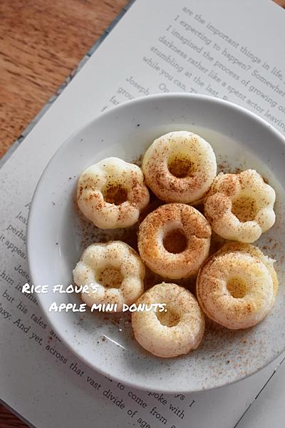 米粉のアップル焼きドーナツ♩
