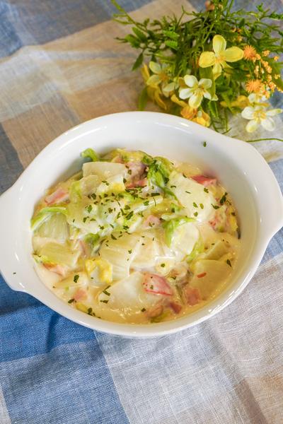 白菜のクリーム煮