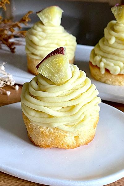 【材料3つ】さつまいもモンブラン作り方！