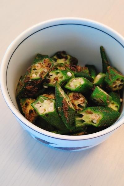 オクラのおかか和え