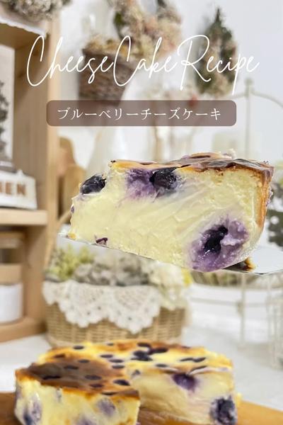 【ブルーベリーチーズケーキ】