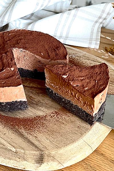 材料３つ！チョコレートムースケーキ作り方