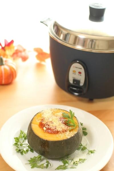 ＼大同電鍋レシピ／かぼちゃのチーズミートソース